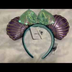 Little Mermaid Ariel Minnie Seashell Ears Headband